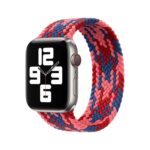 Wiwu Watch band Braided Solo Loop  42-44mm (S :130mm) Contrast  ColorNO.5 (Dark Blue+pink+Bl